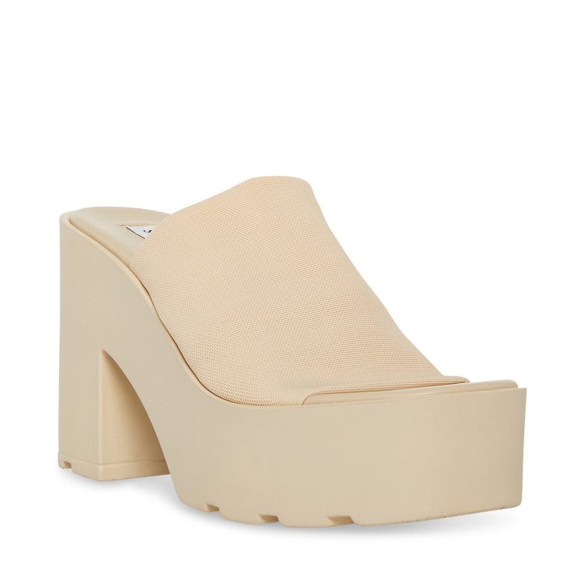 Zapatos Plataforma Steve Madden Sami Mujer Beige | ES QPES48